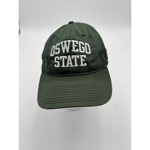 Oswego State Lakers Hat Gear For Sports Adjustable Cap Green One Size Excellent - Picture 1 of 6